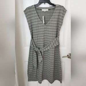 Loft wrap effect V-Neck Dress size medium